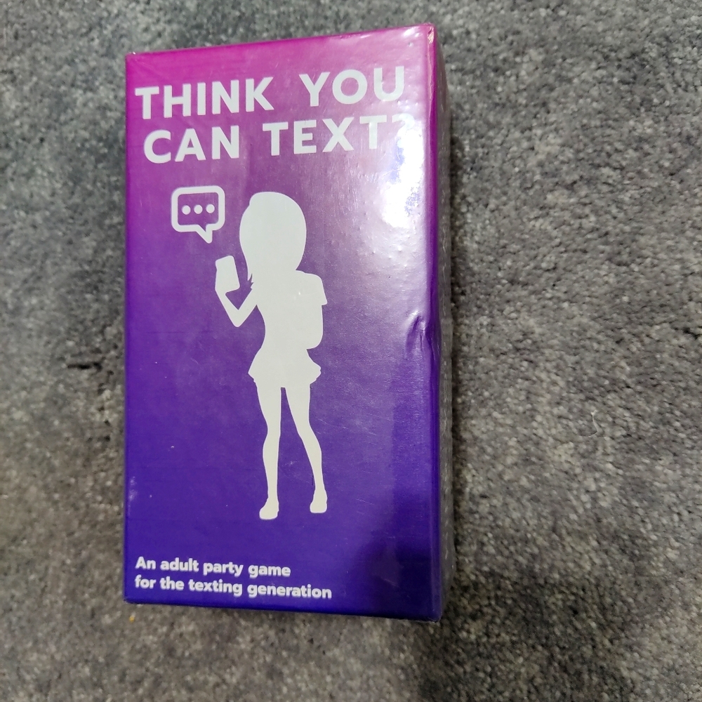 board game  Think you can text